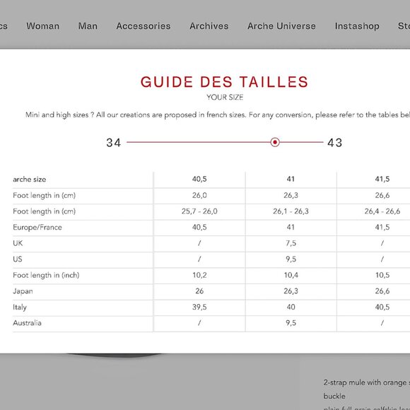 Arche Aurane Leather Slide Sandals in White/Black Size 9.5 - Picture 11 of 11